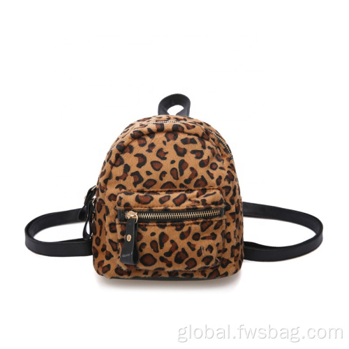 China Custom PU leather backpack school cute Cotton backpack Supplier